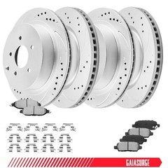Front & Rear Rotors Ceramic Brake Pads for Nissan Murano Pathfinder JX35 QX60