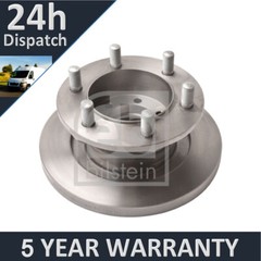 Fits Iveco Daily 1989-2007 2.5 D 2.8 Purevue Front 1x Brake Disc 99485706