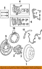 CHRYSLER OEM 07-17 200 Rear Suspension Brake Components-Rotor 5105515AA