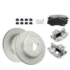 Brake Kit With Calipers 2-Wheel Set Front for Jeep Liberty Dodge Nitro 2007-2011