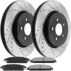 Front Brake Rotors & Brake Pads for Challenger Chrysler 300 Dodge V8 5.7L B6