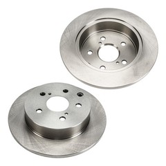 Rust Preventative 11.07″ Rear Solid Brake Rotors For 2006-2018 Toyota RAV4 2PC