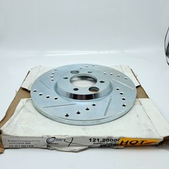 C-Tek 121.20000 Brake Rotor Drilled Slotted Jaguar XKE XJ Mark X 420 3.8