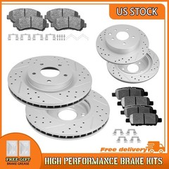 Front & Rear Brake Rotor Pad For 2008-2013 Nissan Rogue 2014-2015 Rogue Select