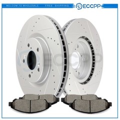 Front Ceramic Brake Pads And Rotors For 2007-2018 Acura 2009-2015 Honda Pilot LX