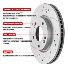Front Rear Disc Rotors + Ceramic Pads For 2004 – 2009 Lexus RX330 RX350 RX400h