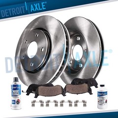 6pc 12.8″ Front Brake Rotors Brake Pads Kit for Ford Flex Taurus Lincoln MKS MKT
