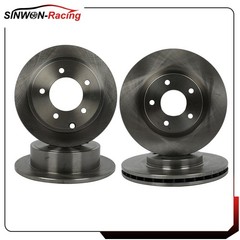 Front & Rear Drilled Rotors For Jeep Compass Patriot Chrysler Sebring 200 Dodge