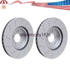 4634230000 2Pcs Rear Brake Discs Rotors for Mercedes Benz G63 463 2019-2023