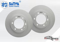 SET OF 2 FRONT BRAKE ROTOR VENTED & COATED 319 MM FOR TOYOTA 4RUNNER 03-21 2.7L