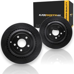 For Mercedes-Benz ML500/R500 2006 2007 Rotor Set | Black | Drilled and Slotted