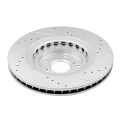 2X Front Brake Rotors Discs For Lexus NX200t NX300h RX350 RX450h Slotted Drilled
