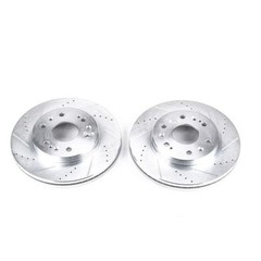 Power Stop AR8654XPR Front Evolution Drilled & Slotted Rotors – Fits Chevy