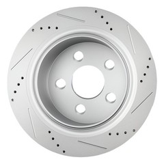 Rear Drilled Rotors+Brake Calipers & Pads For Chrysler Aspen 2007-2009 S-53006