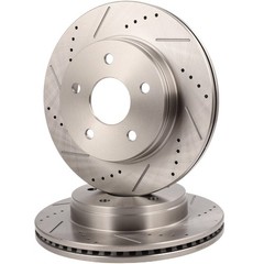 Front Brake Disc Rotors Vented For 2007-2009 Chrysler Aspen Dodge Ram 1500