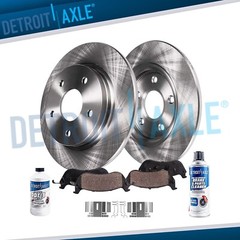 REAR Disc Brake Rotors + Ceramic Brake Pads Kit for 2004 2005 Toyota RAV4