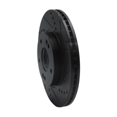 For Kia Soul 2014-2025 Brake Rotor | Black | 23 mm. / 0.91 in. Nominal Thickness