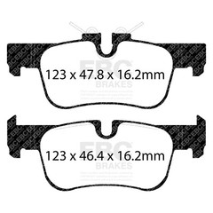 EBC Brake Pad and Rotor Kit to fit Rear For BMW MINI S13KR1778