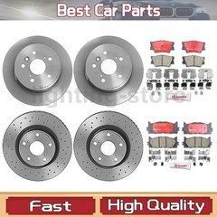 Front+Rear Brake Pads and Disc Rotors full set Fits 2007 Lexus ES350