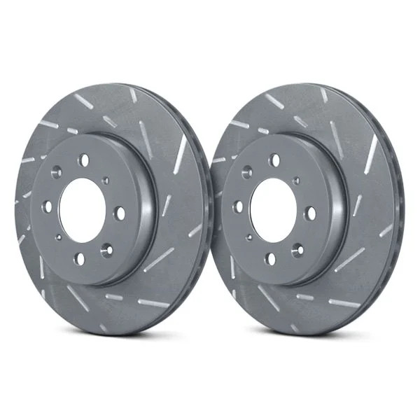 For Jaguar XF 10-15 EBC USR Series Sport Slotted 1-Piece Front Brake Rotors