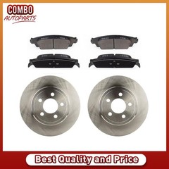 Rear Brake Rotors Ceramic Brake Pads for 2014-2018 Chevrolet Silverado 1500