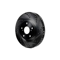 For Hyundai Elantra 94-96 Brake Rotor eLINE Drilled & Slotted 1-Piece Rear