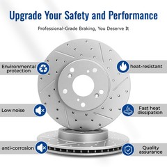 Rear Drilled Brake Rotors For Buick Allure Lacrosse Chevrolet Impala Monte Carlo