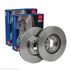 2X APEC Front Brake Discs for IVECO DAILY VI Van 33S11, 290mm Vented SDK6515