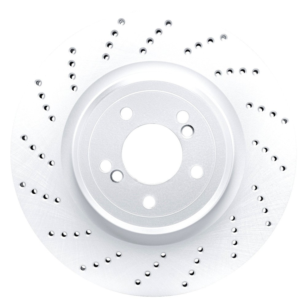 For BMW M5 2006-2010 DFC 624-31074D GEOSPEC Drilled Rear Driver Side Brake Rotor