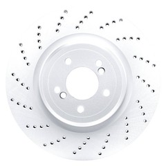 For BMW M5 2006-2010 DFC 624-31074D GEOSPEC Drilled Rear Driver Side Brake Rotor