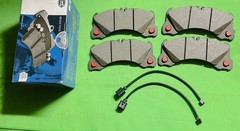 For Porsche Macan 2019-2024 Front Brake Pads Grey/RED Caliper 9Y0-698-151-AP