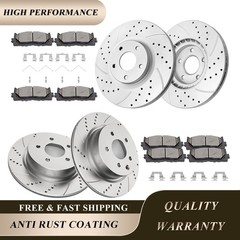 12.61″ Front Rear Brakes Rotors Pads for 2009 2010 2011 2016-2019 Nissan Maxima