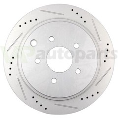 Rear Drilled Slotted Brake Rotors For Nissan Murano Pathfinder Infiniti FX35 Q50