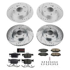 Power Stop 1-Click Z23 Evolution Sport Brake Kit for 16-21 Honda Civic