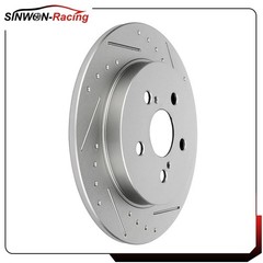 Rear Brake Discs Rotors For 2011 2012 2013 2014 2015 2016 2017 Lexus CT200h Slot