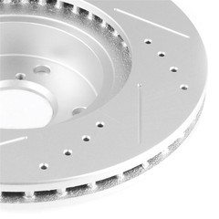 Front Brake Rotors Discs For Saab 9-2X BRZ Forester Impreza Slotted Drilled 2pcs