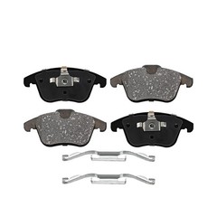 Front Drilled Slotted Brake Rotors and Brake Pads for Volvo S60 S80 V60 V70 XC70