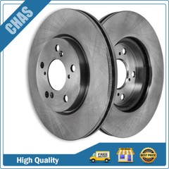 Front Slotted Brake Rotors Discs For 2005 2006 2007 2008-2010 Honda Odyssey 3.5L