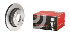 Brembo for 04-08 Volvo S40/05-08 V50 Front Premium UV Coated OE Rotor