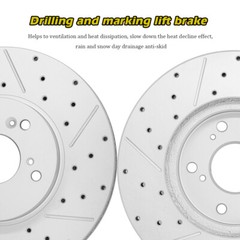 Front & Rear Drilled Rotors for V6 2005 2006 2007 2008 – 2012 Nissan Pathfinder