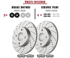 Front Brake Rotors Pads fit for Nissan Sentra Versa 2007-2012 Cube 2009-2014