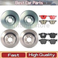 Front Rear Disc Brake Pad Set Disc Brake Rotor Fits BMW 2007-2013 X5 6 pcs