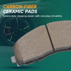 2 Front Drilled Rotors Brake Pads for 2011-20 Jeep Grand Cherokee Dodge Durango