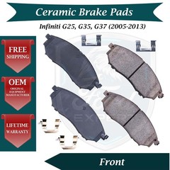 NEW OE Front Ceramic Brake Pads Kit For 2005-2013 Infiniti 9 Yr Warranty