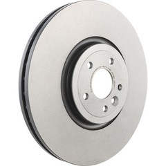 Brembo 09D06411 UV Coated Plain Vented Front Brake Rotor for 2016-2024 Jaguar XF