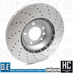 FOR AUDI Q7 3.0 TDI DRILLED FRONT REAR BRAKE DISCS BREMBO PADS WEAR SENSORS