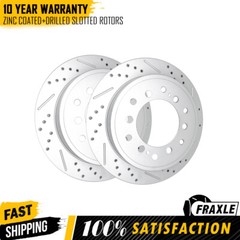 For Lexus GX460 Toyota 4Runner FJ Cruiser 2010-2021 Pair Rear Disc Brake Rotors