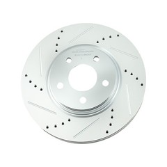 Front Drilled Brake Rotors Kit for Pontiac G5 2007-09/G6 2005-10/Pontiac 2006