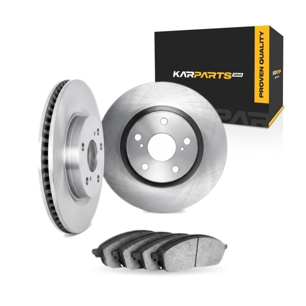 For Ford F-150 1997 1998 1999 Front Rotor Set Cast Iron Vented Plain Style
