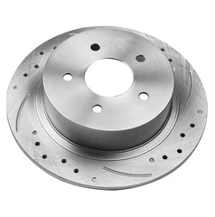 Front Drilled Brake for Nissan Altima Front Slotted Rotors & Ceramic Pads Set